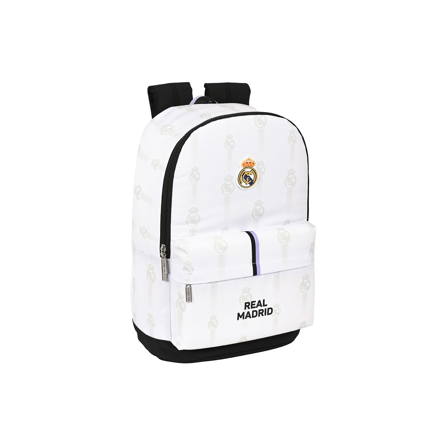 Mochila Adaptable Madridista Blanca Morada