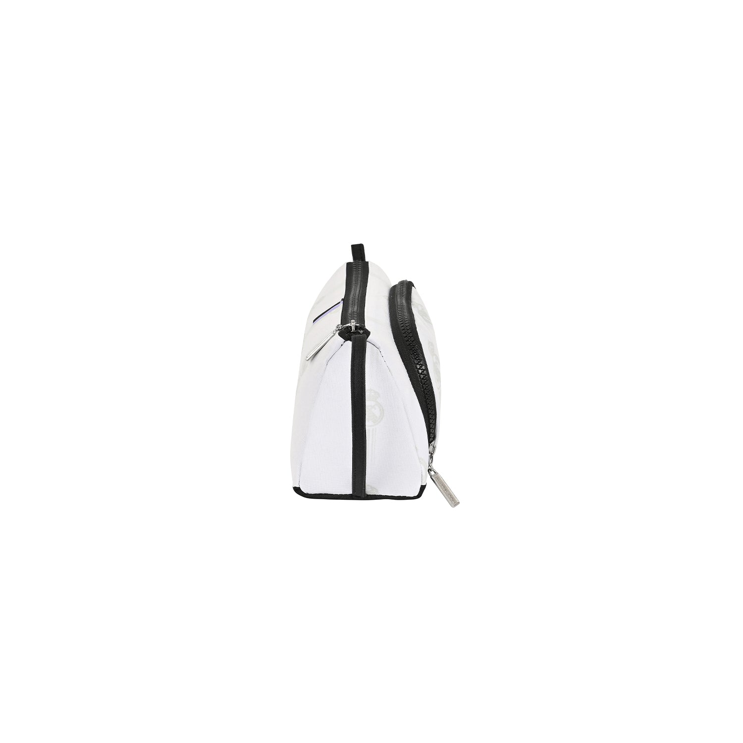 Estuche Madridista Relleno Bolsillo Blanco Morado