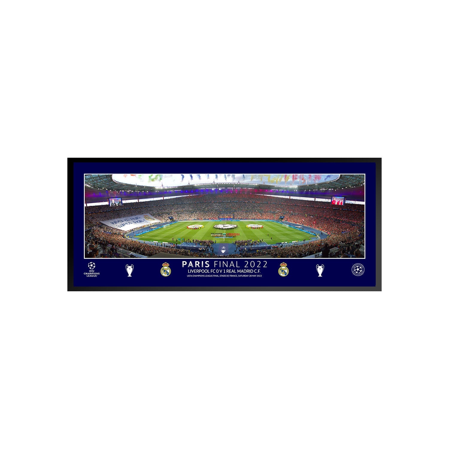 Lámina Enmarcada Cristal Templado Final Paris UCL 2022