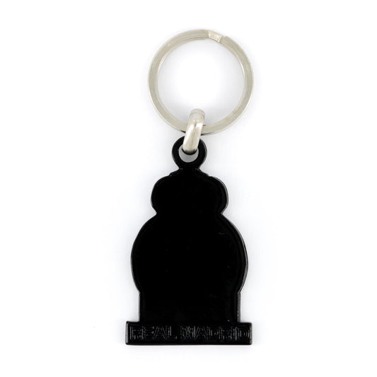 Llavero 1902 Escudo Blanco/Negro Real Madrid