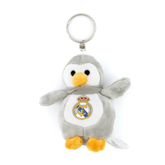 Llavero Pingüino Peluche Real Madrid