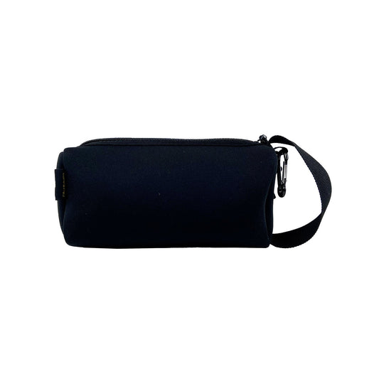 Estuche Cilíndrico Neopreno Negro/Dorado