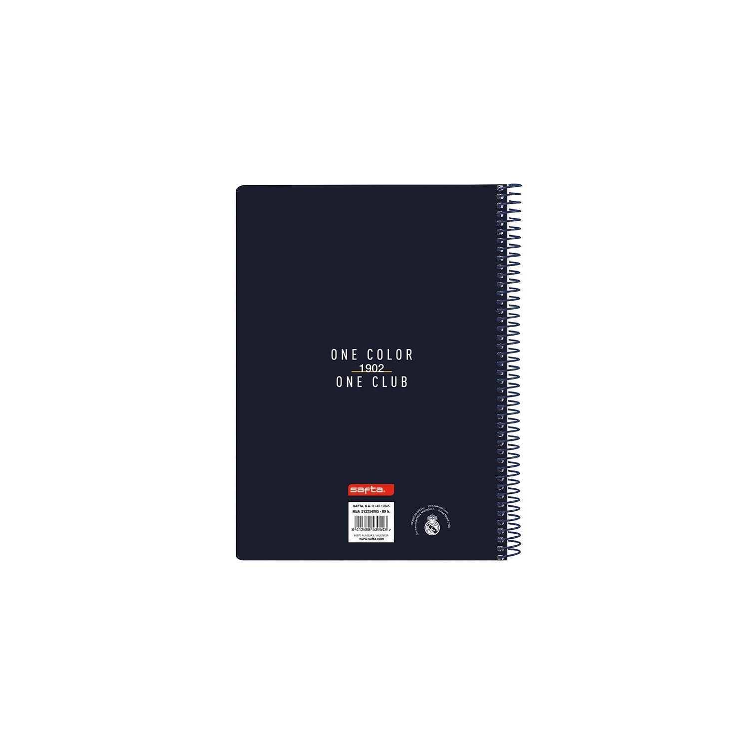Libreta Cuarto Blanca/Dorada