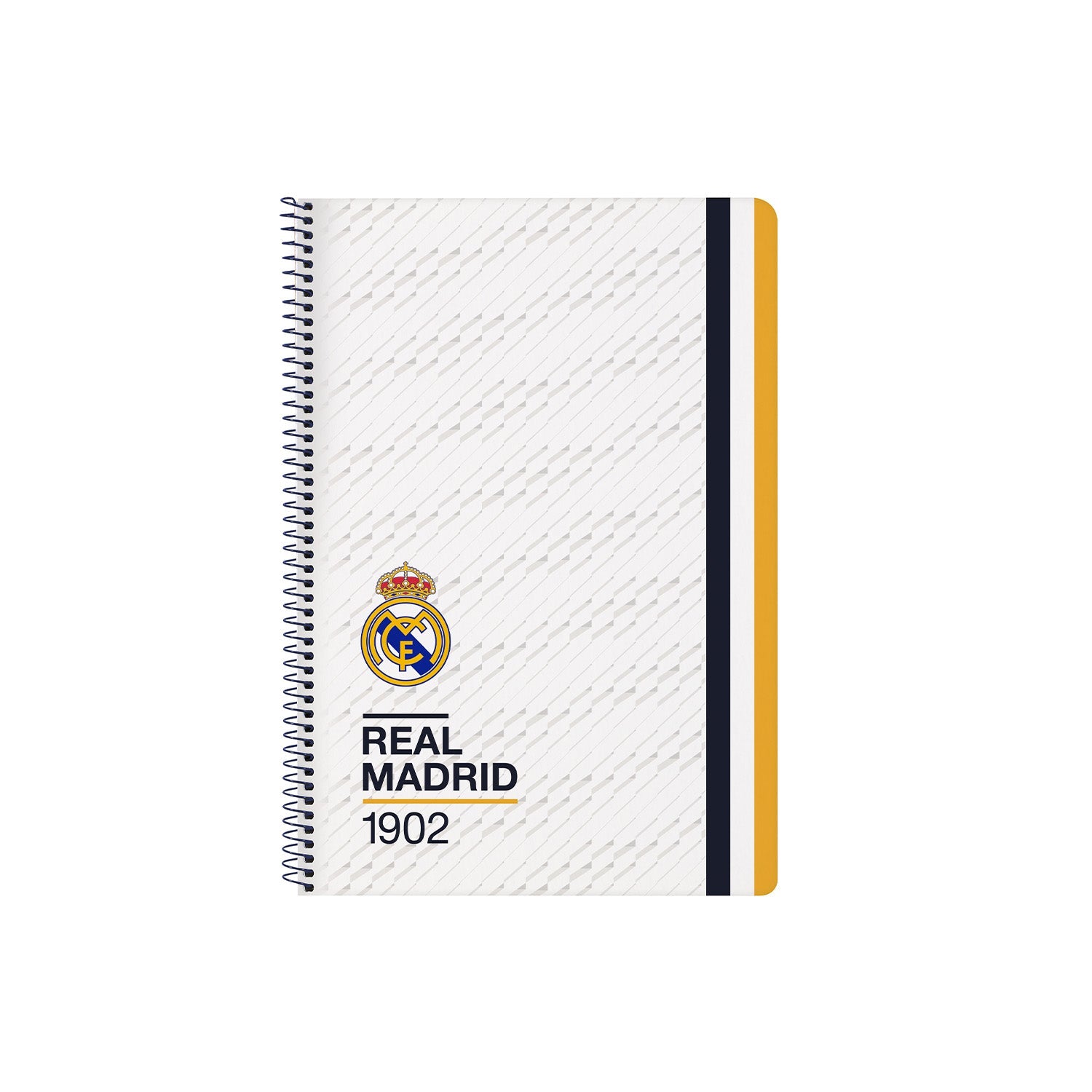 Cuaderno Folio Blanco/Dorado