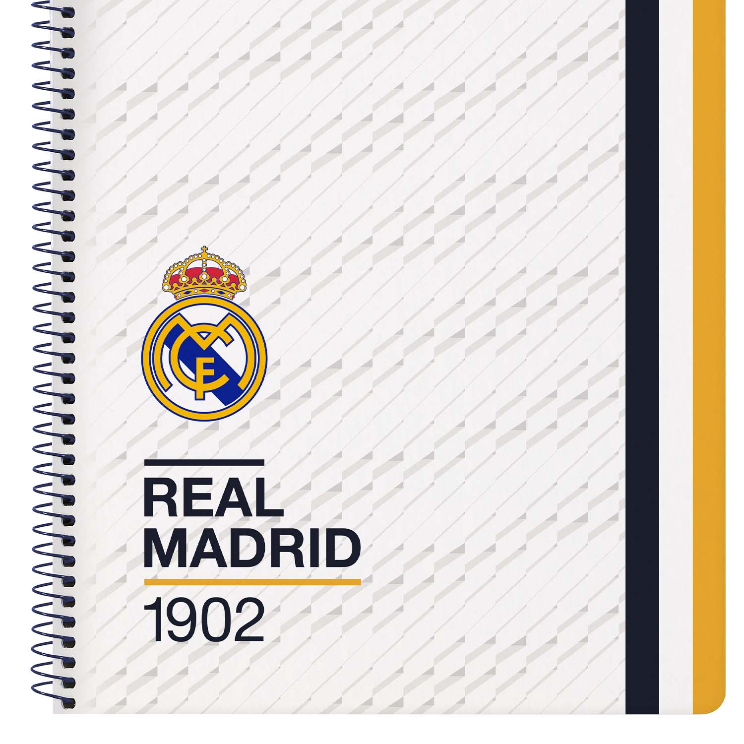 Cuaderno Folio Blanco/Dorado