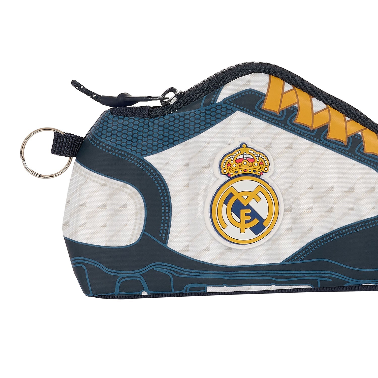 Estuche Zapatilla Blanco/Dorado