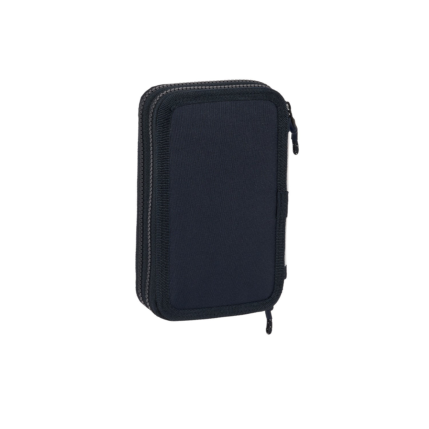 Estuche Doble Material Escolar Blanco/Dorado