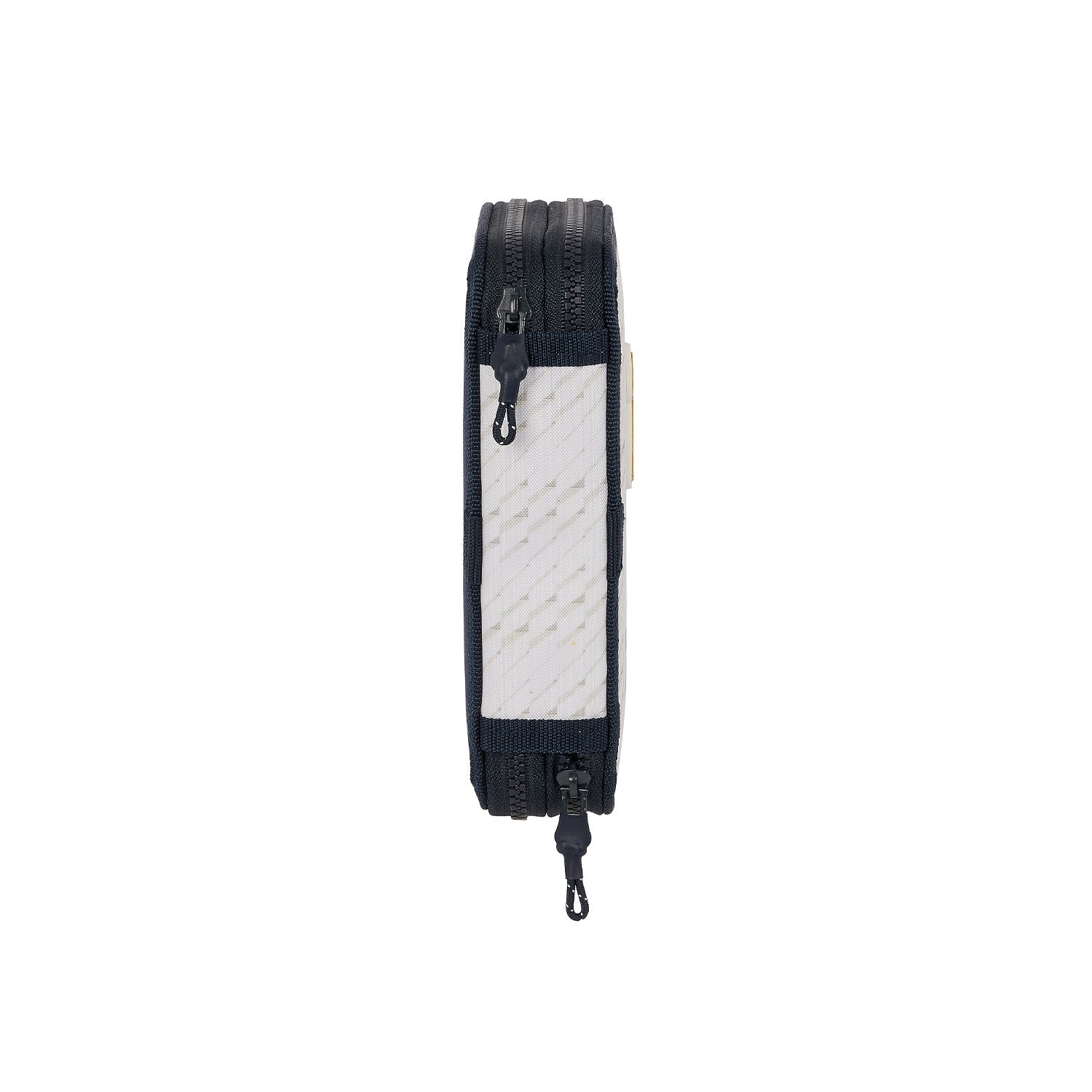 Estuche Doble Material Escolar Blanco/Dorado