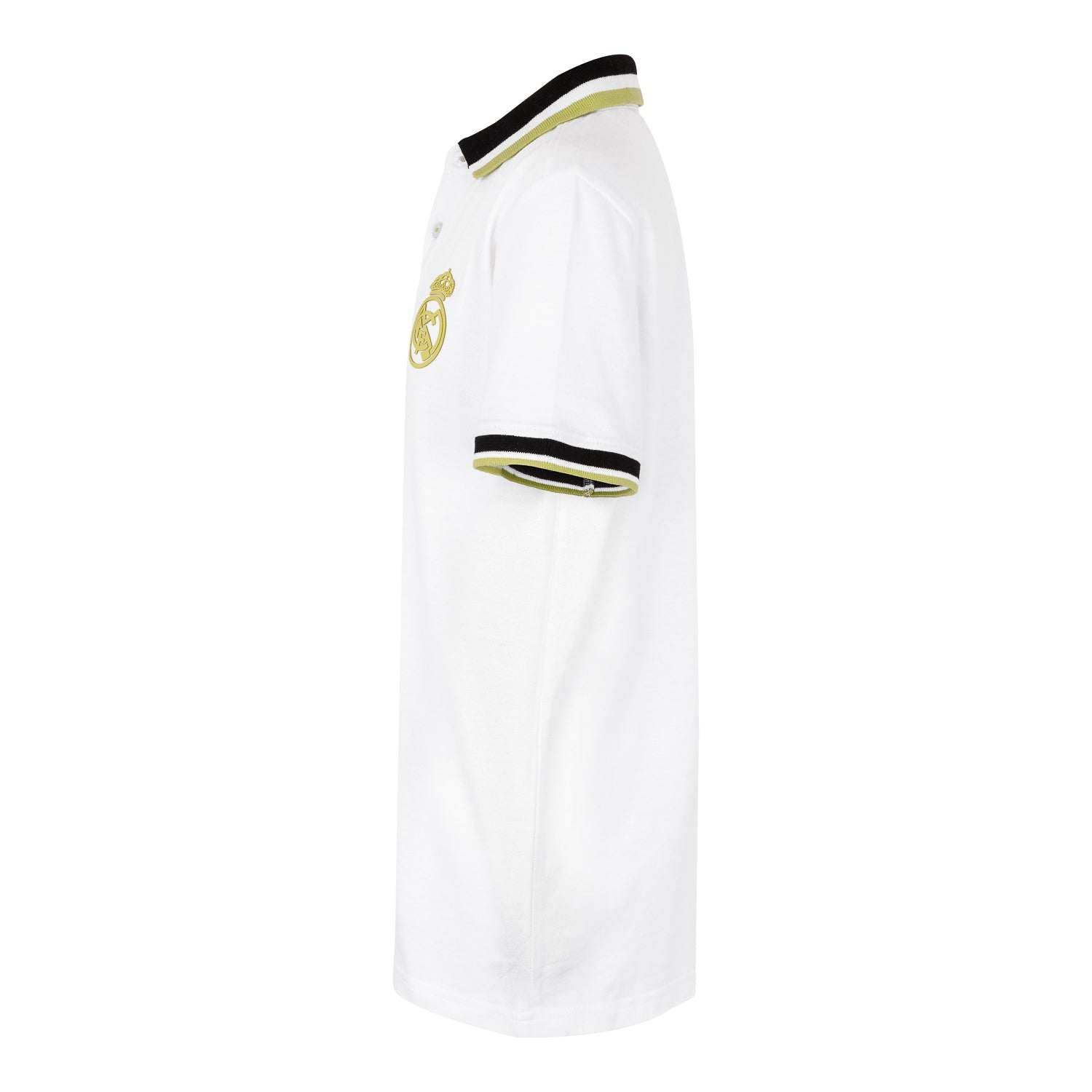 Polo Pique Niños Blanco/Lima Real Madrid