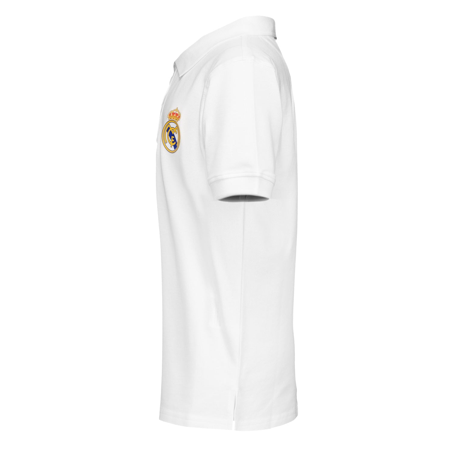Polo Niños ECO Essentials Real Madrid Escudo Color Blanco