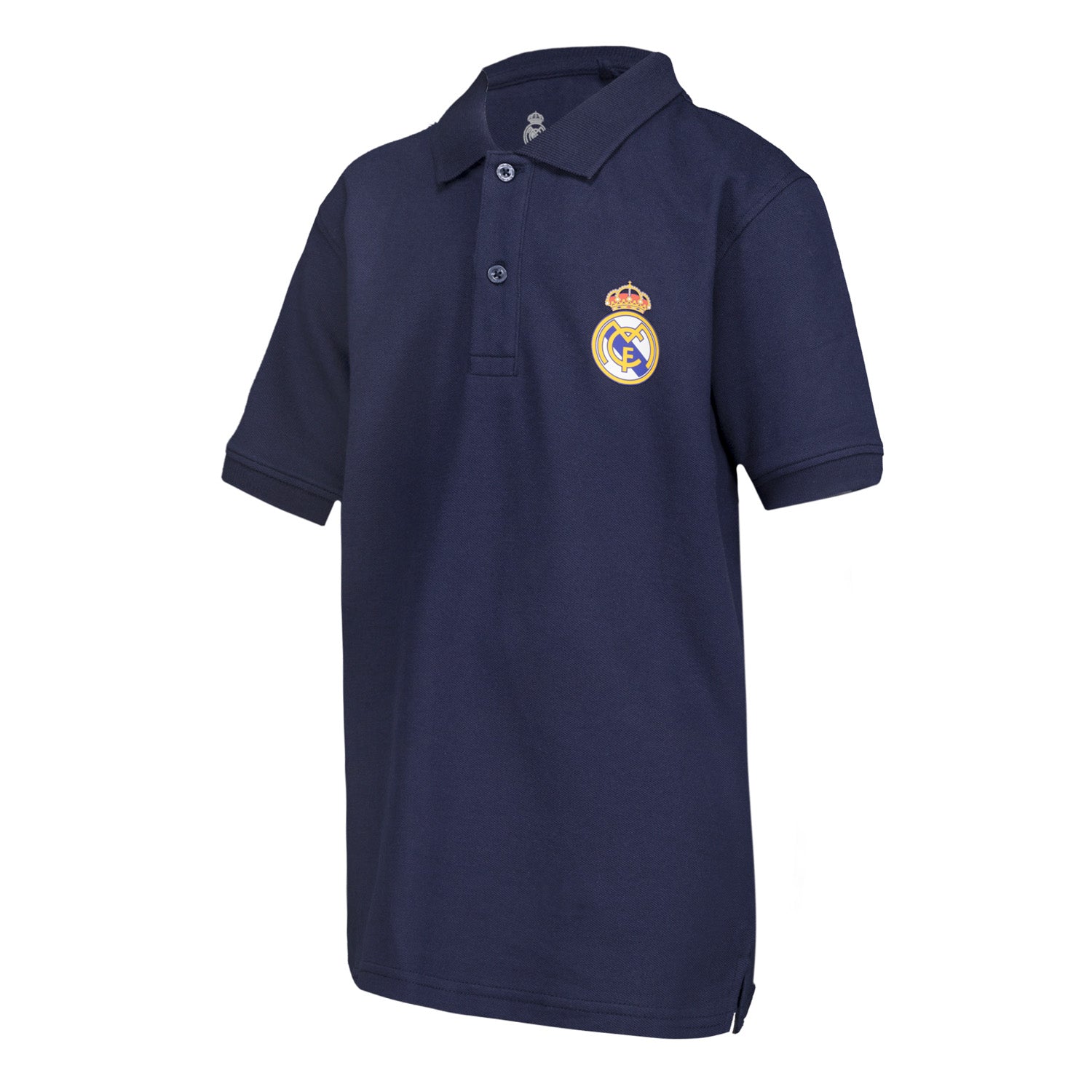 Polo Niños ECO Essentials Real Madrid Escudo Color Azul
