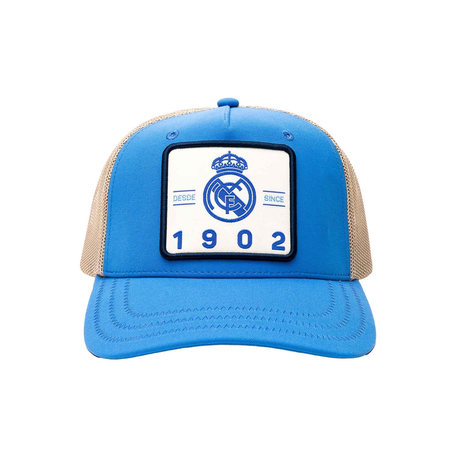 Gorra Rejilla Niños Cuadrado 1902 Azul