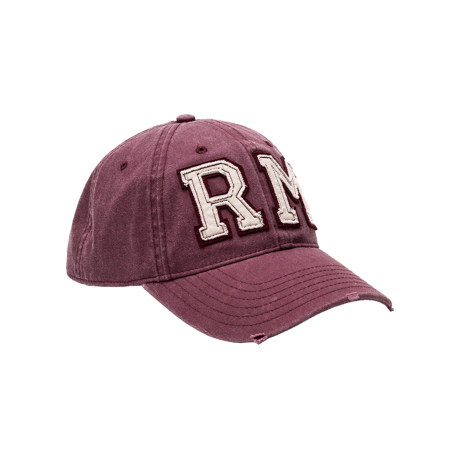 Gorra Desgastada Niños RM Granate