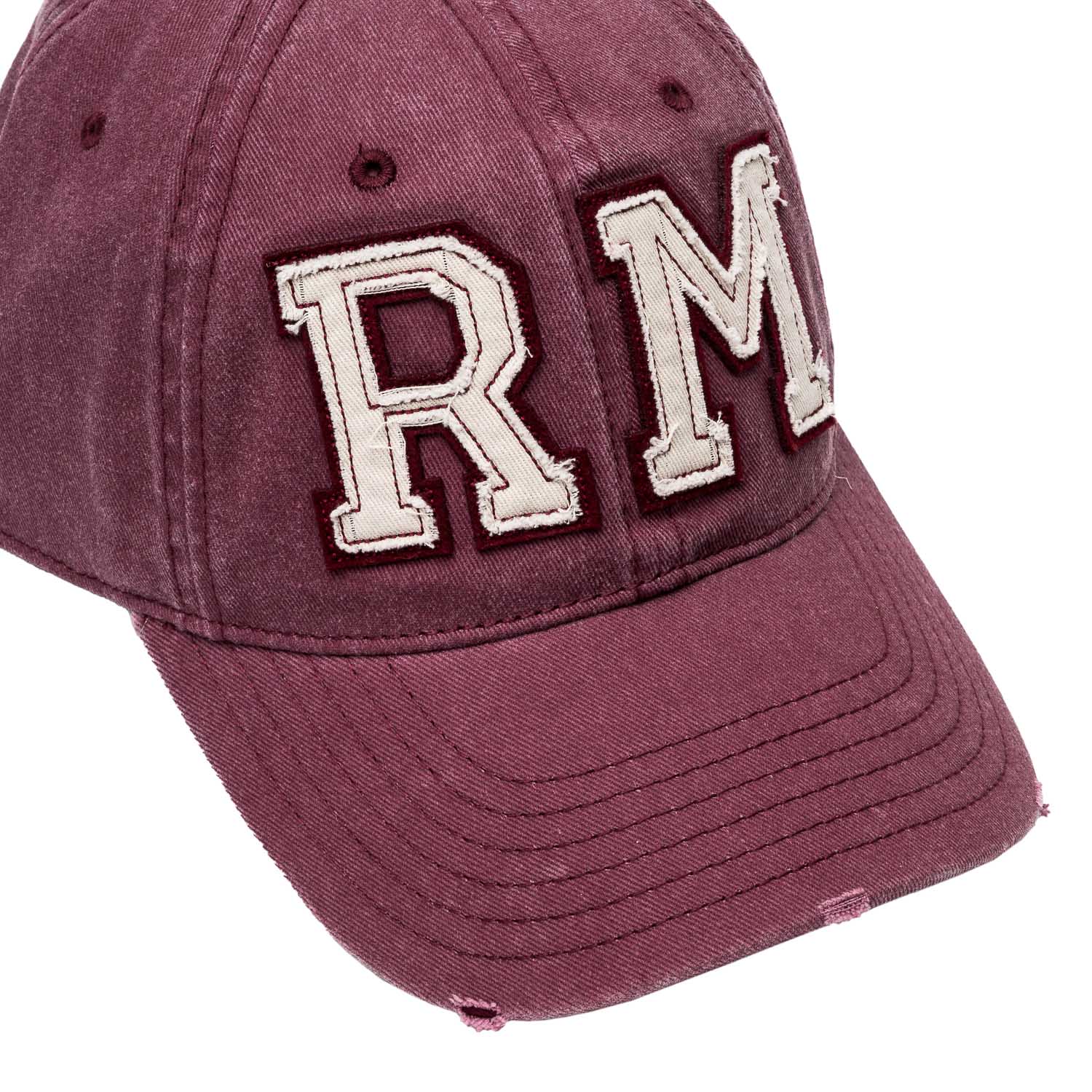 Gorra Desgastada Niños RM Granate