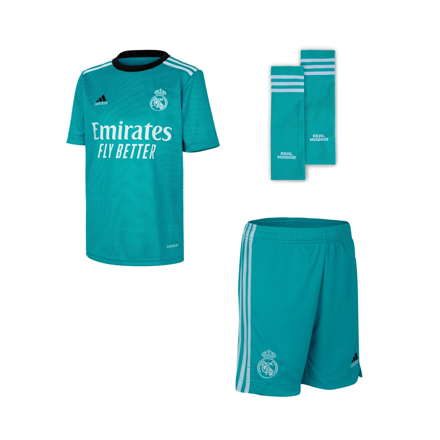 Conjunto Infantil Tercera Equipación Verde 21/22