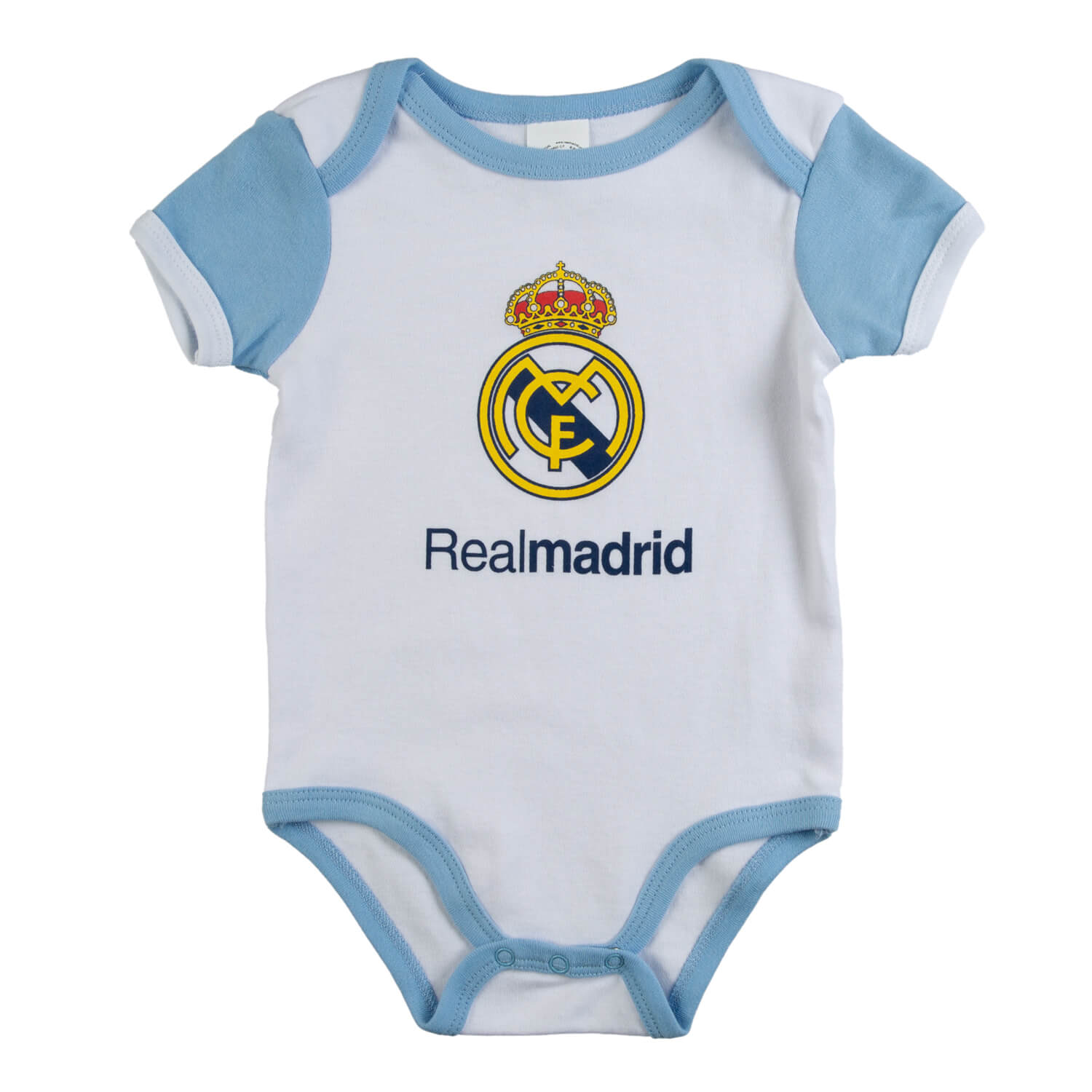 Set Bodys Blanco/Azul Real Madrid