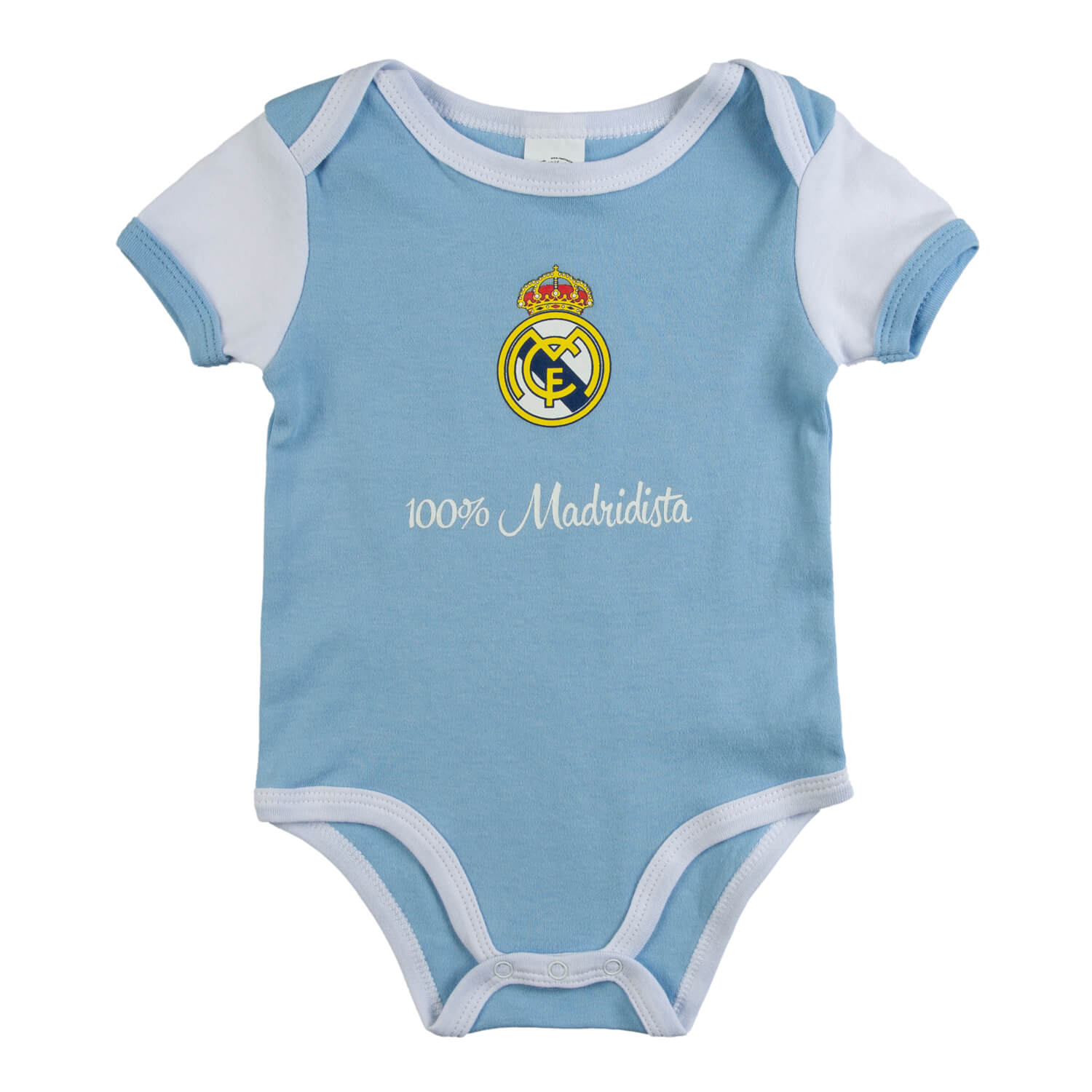 Set Bodys Blanco/Azul Real Madrid