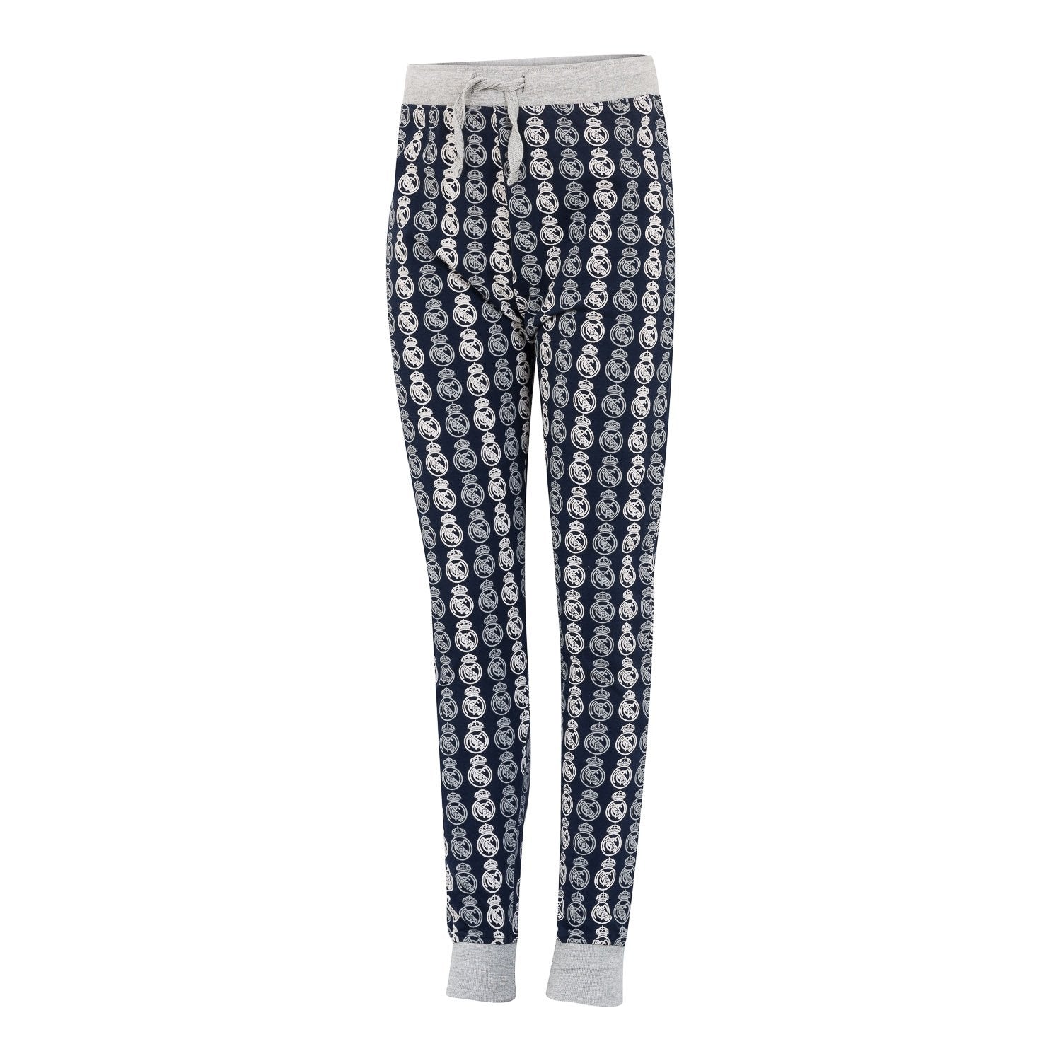 Pijama Largo Niño Escudo Azul Marino/Gris
