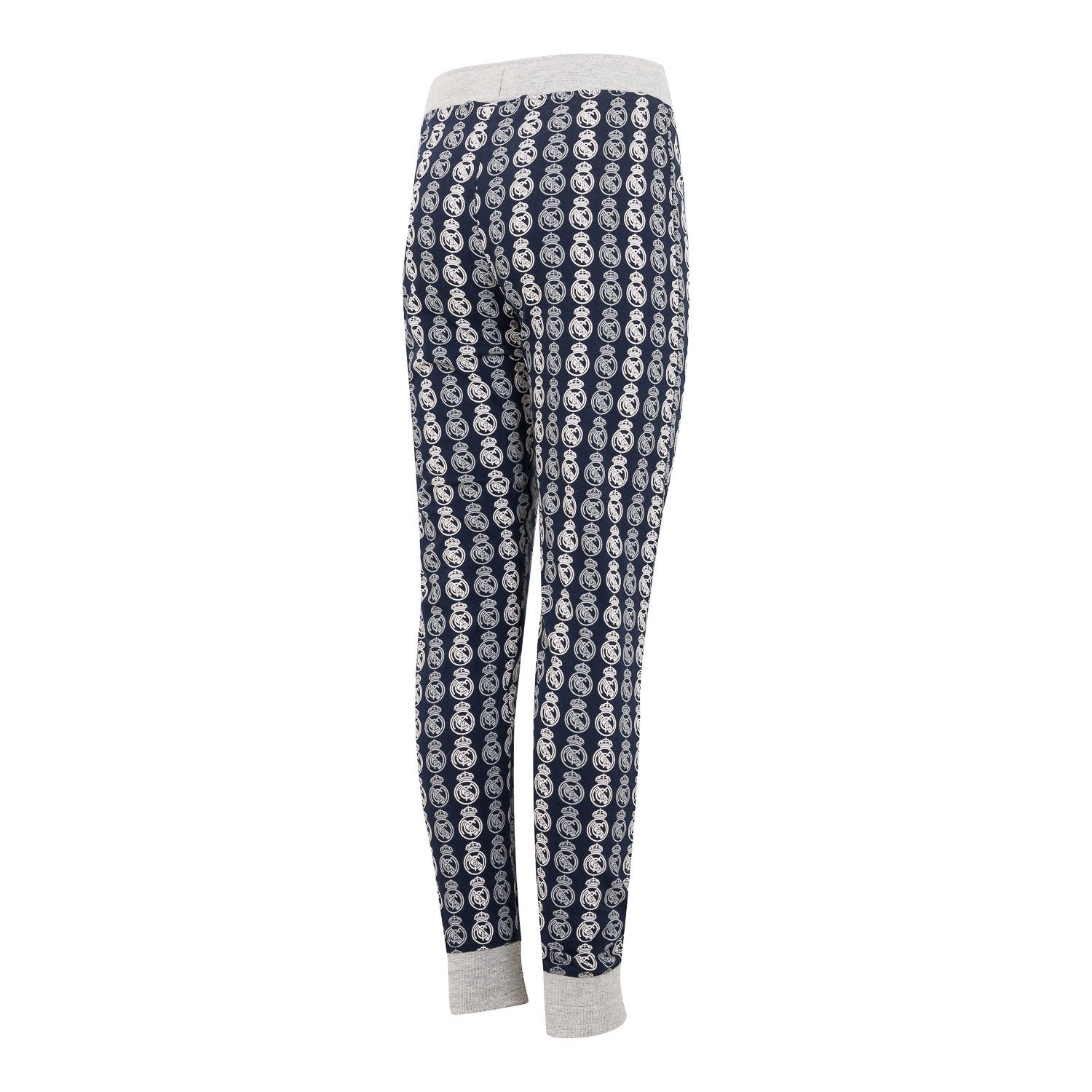 Pijama Largo Niño Escudo Azul Marino/Gris