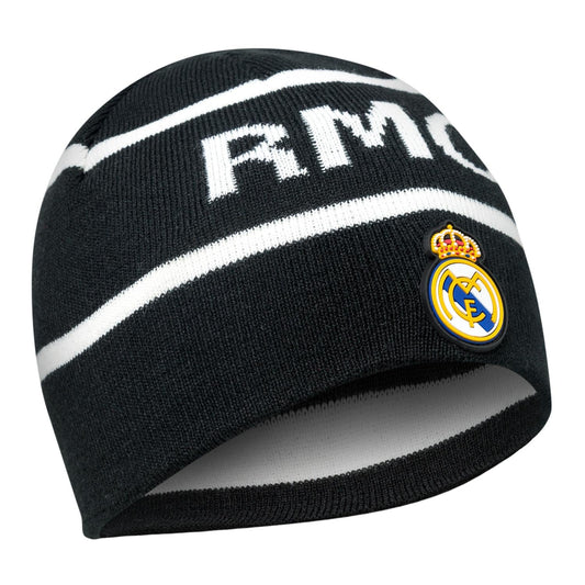 Gorro Niño Reversible RMCF Negro/Blanco