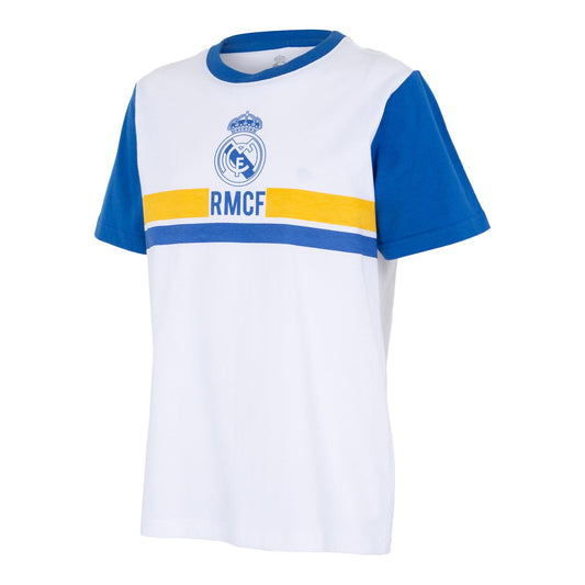Set de Pijama 2 piezas Niños Blanco/Azul