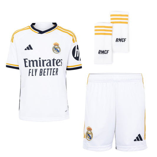 Conjunto Niños Primera Equipación Blanco 23/24