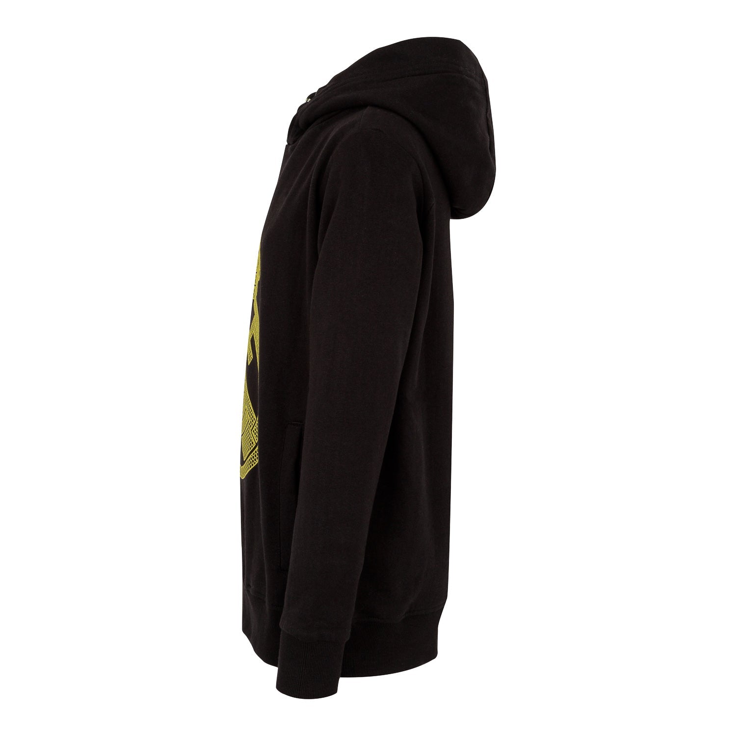 Sudadera Capucha Chándal Niños Escudo Negra/Lima