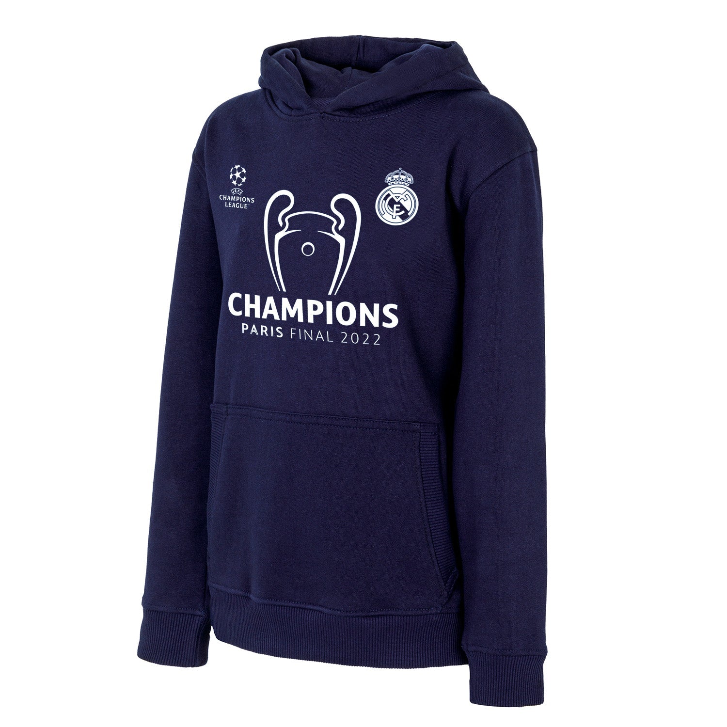 Sudadera Capucha Niños Campeones UCL 2022 Azul Marino