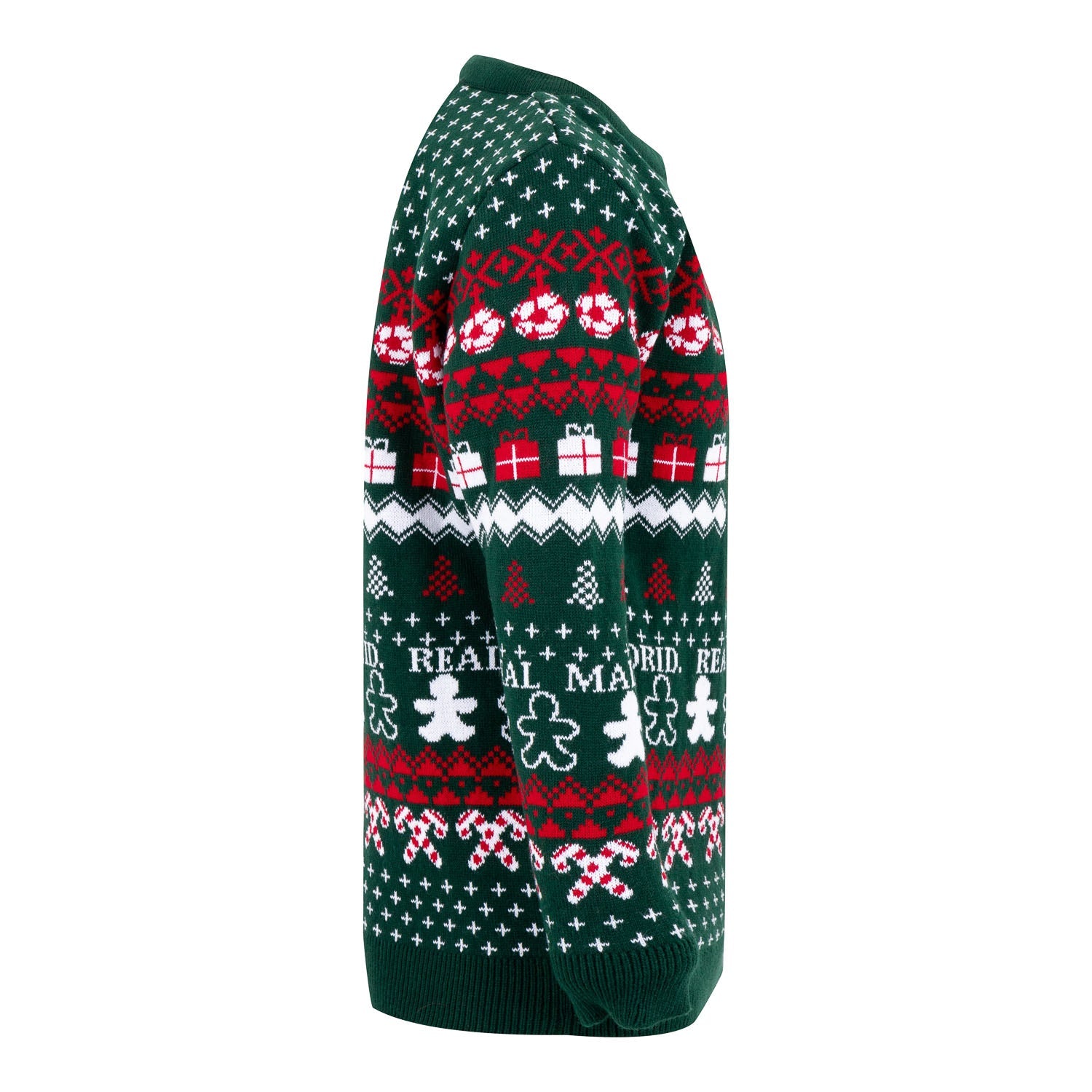 Jersey Navideño Niño Escudo Verde/Multicolor
