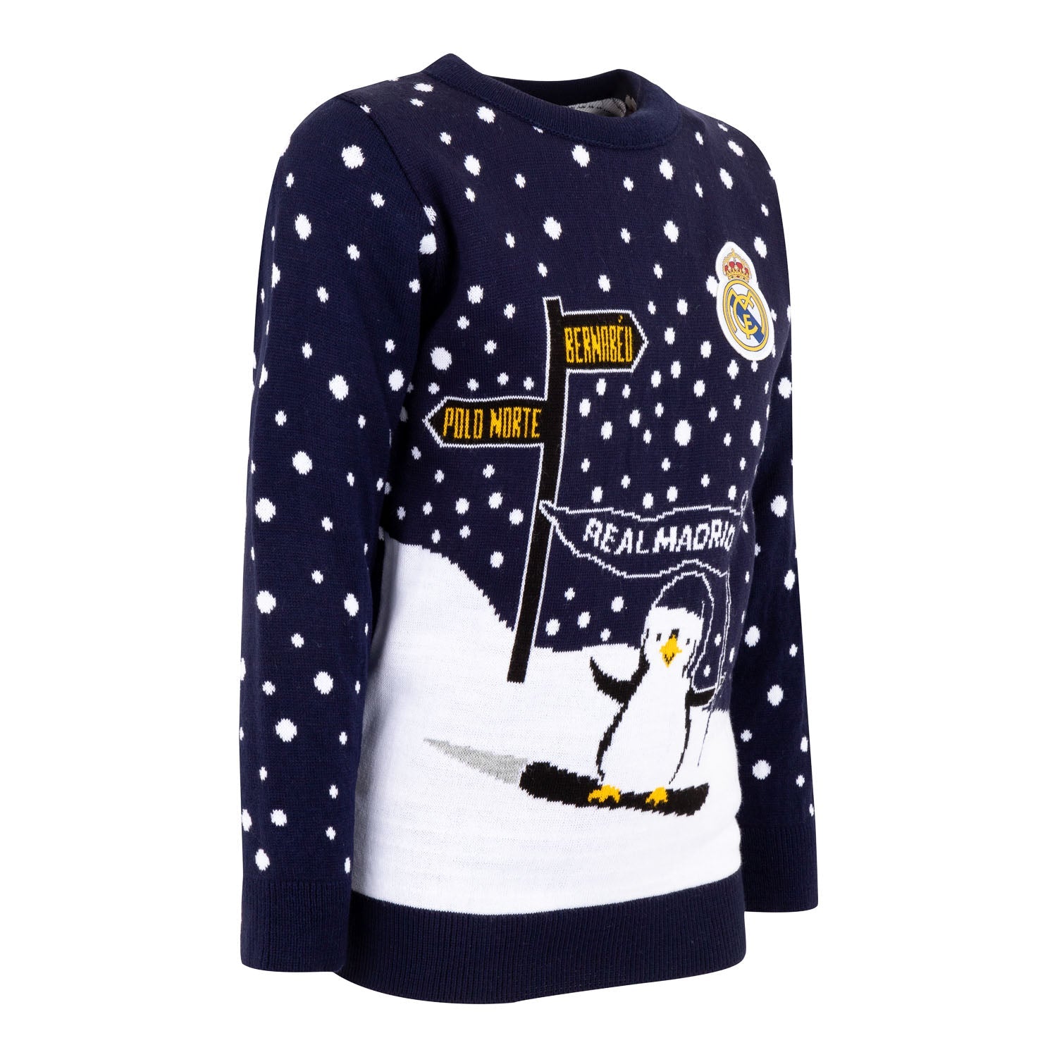 Jersey Navideño Niños Pingüino Ski