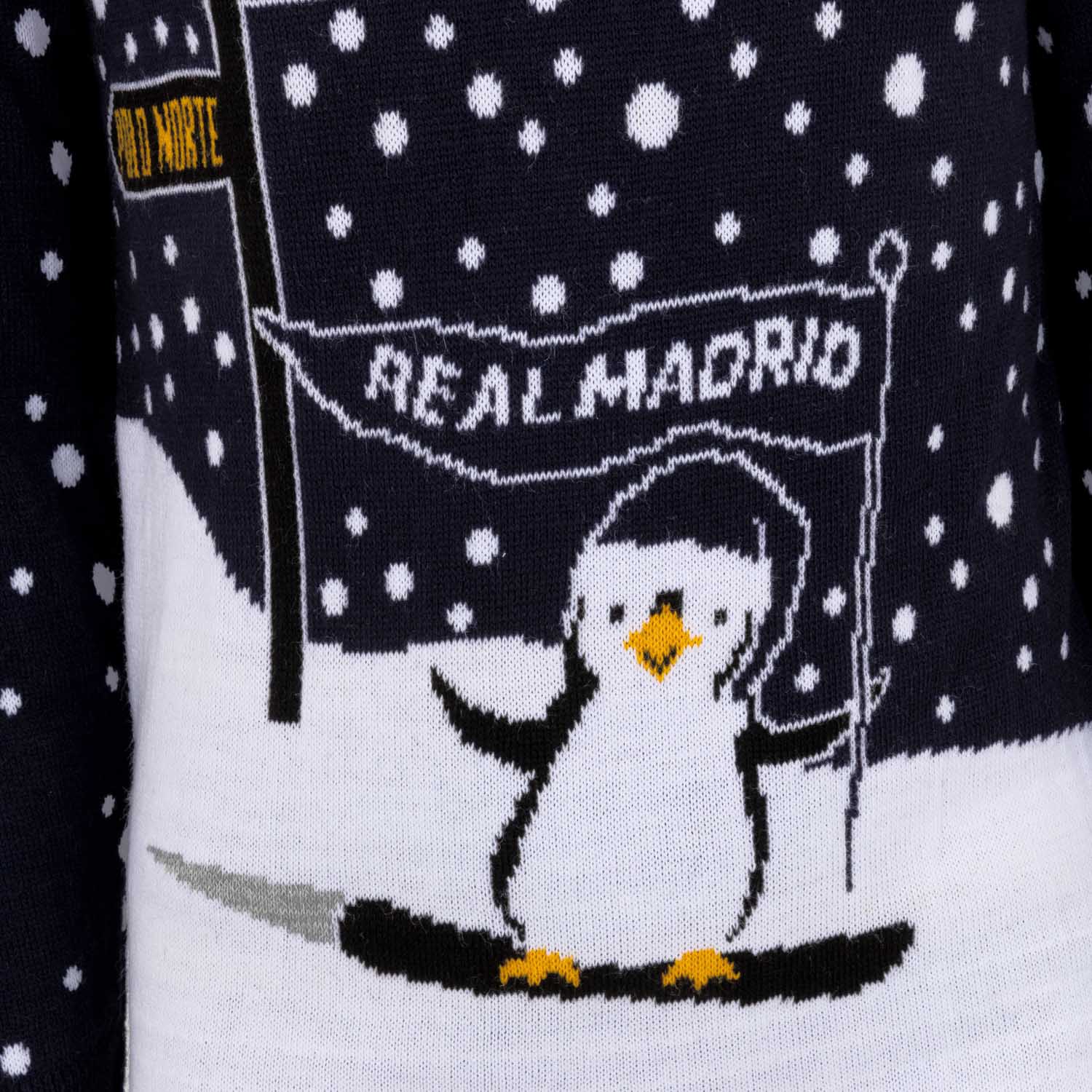 Jersey Navideño Niños Pingüino Ski