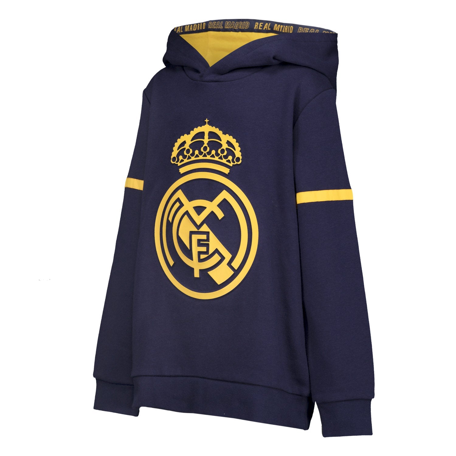 Sudadera Capucha Niños Kids on Tour Real Madrid Escudo en Relieve