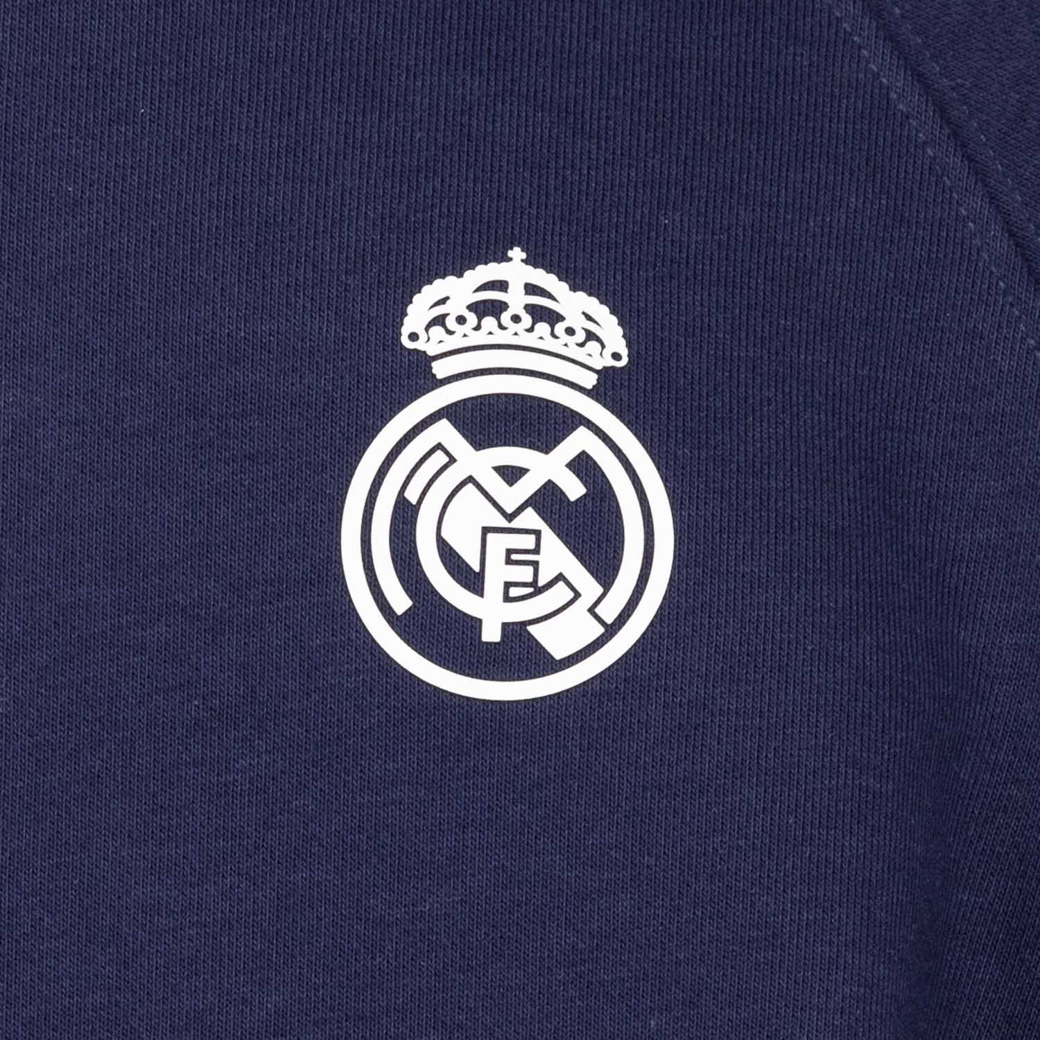 Sudadera Chándal Niños Kids on Tour Real Madrid Print en Manga Azul