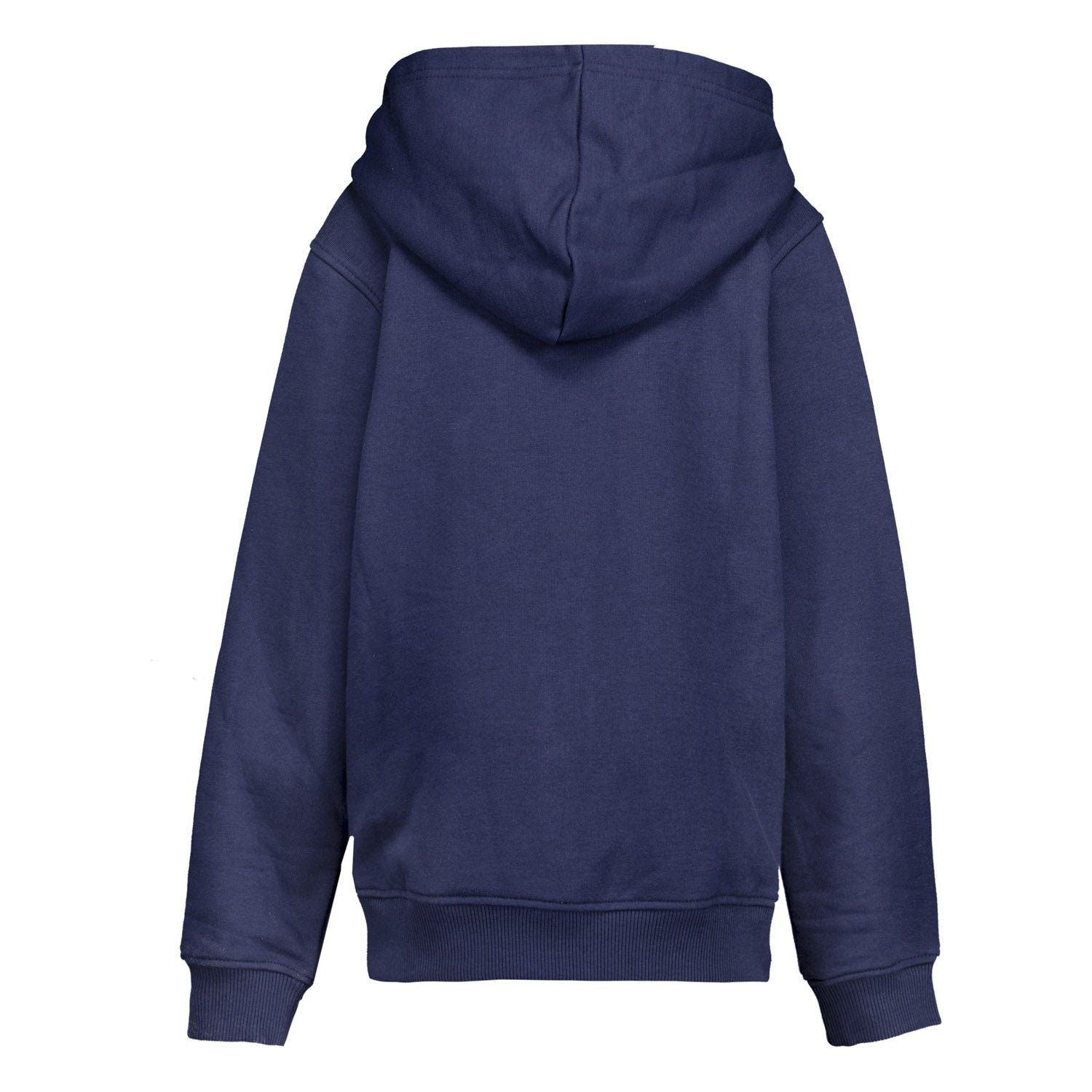 Sudadera Capucha Cremallera Niños ECO Essentials Real Madrid Escudo Azul