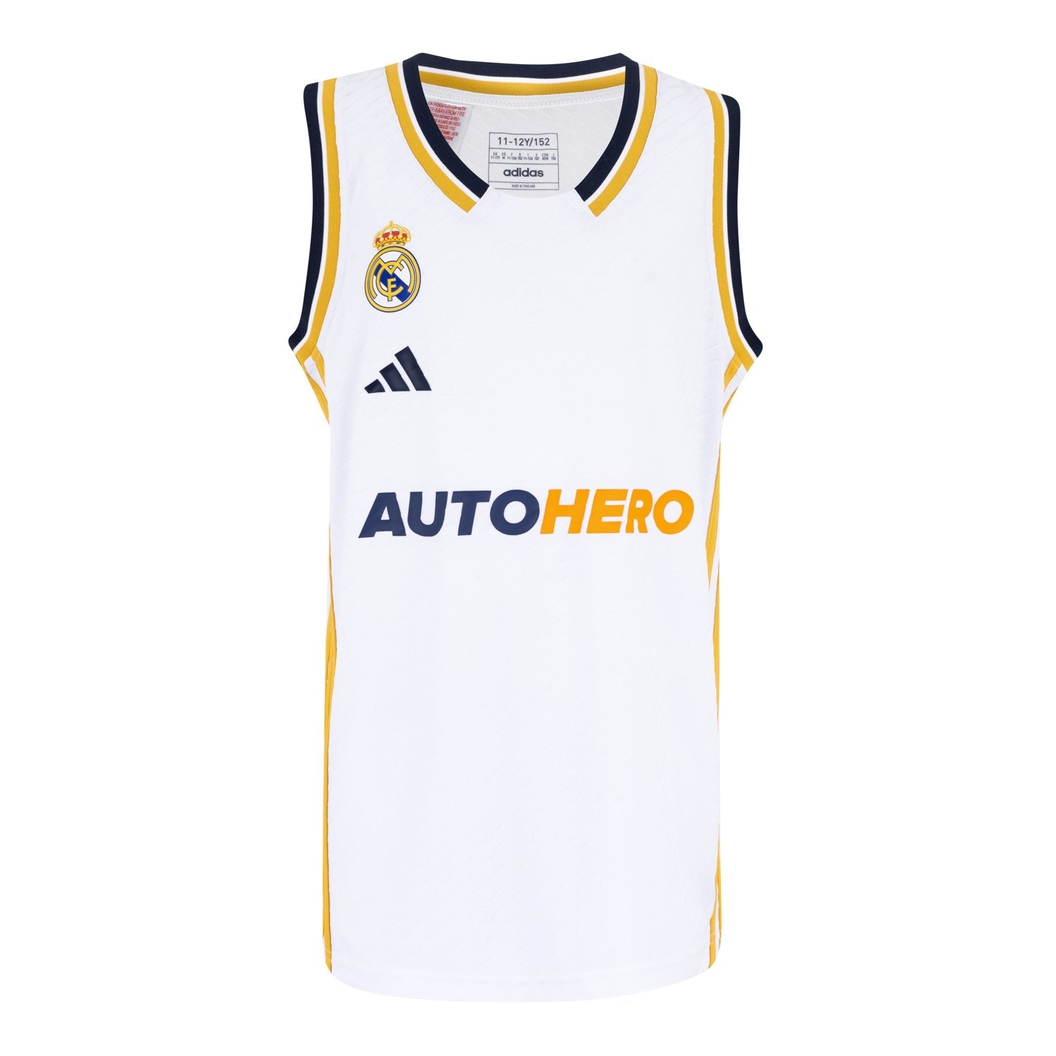 Camiseta Niños Baloncesto Primera Equipación Blanca 23/24