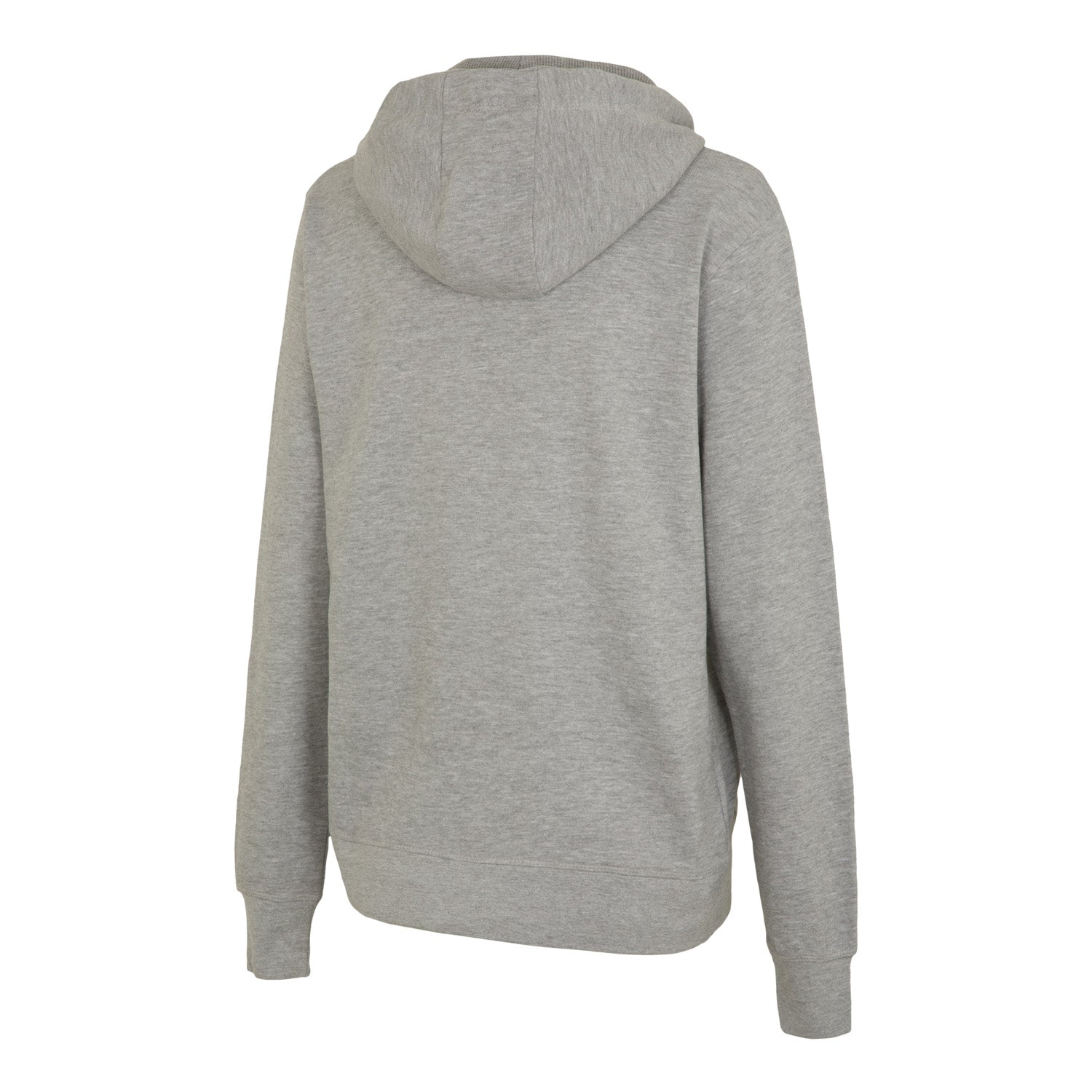 Real Madrid Womens Crest Hoody Grey/White