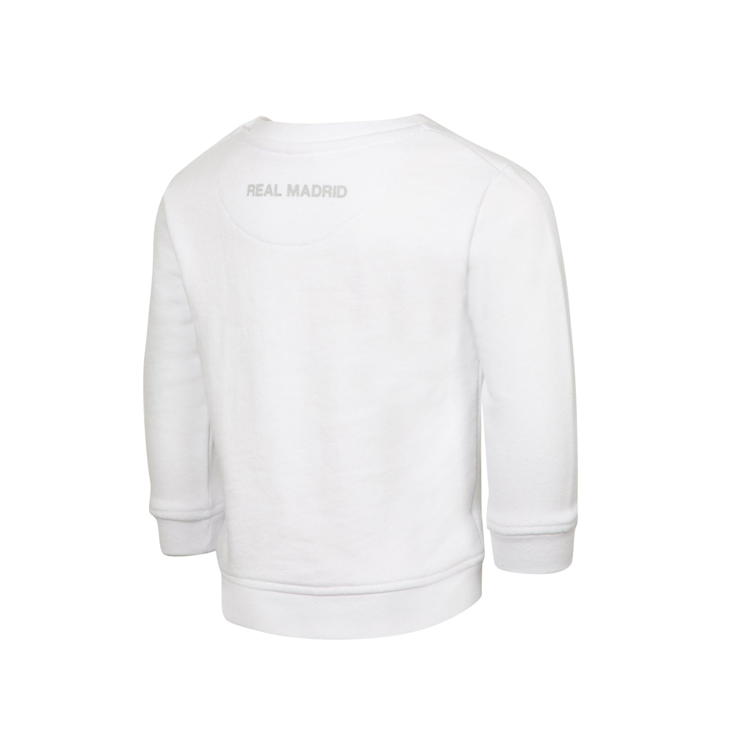 Sudadera Escudo Blanca/Rosa Infantil Real Madrid