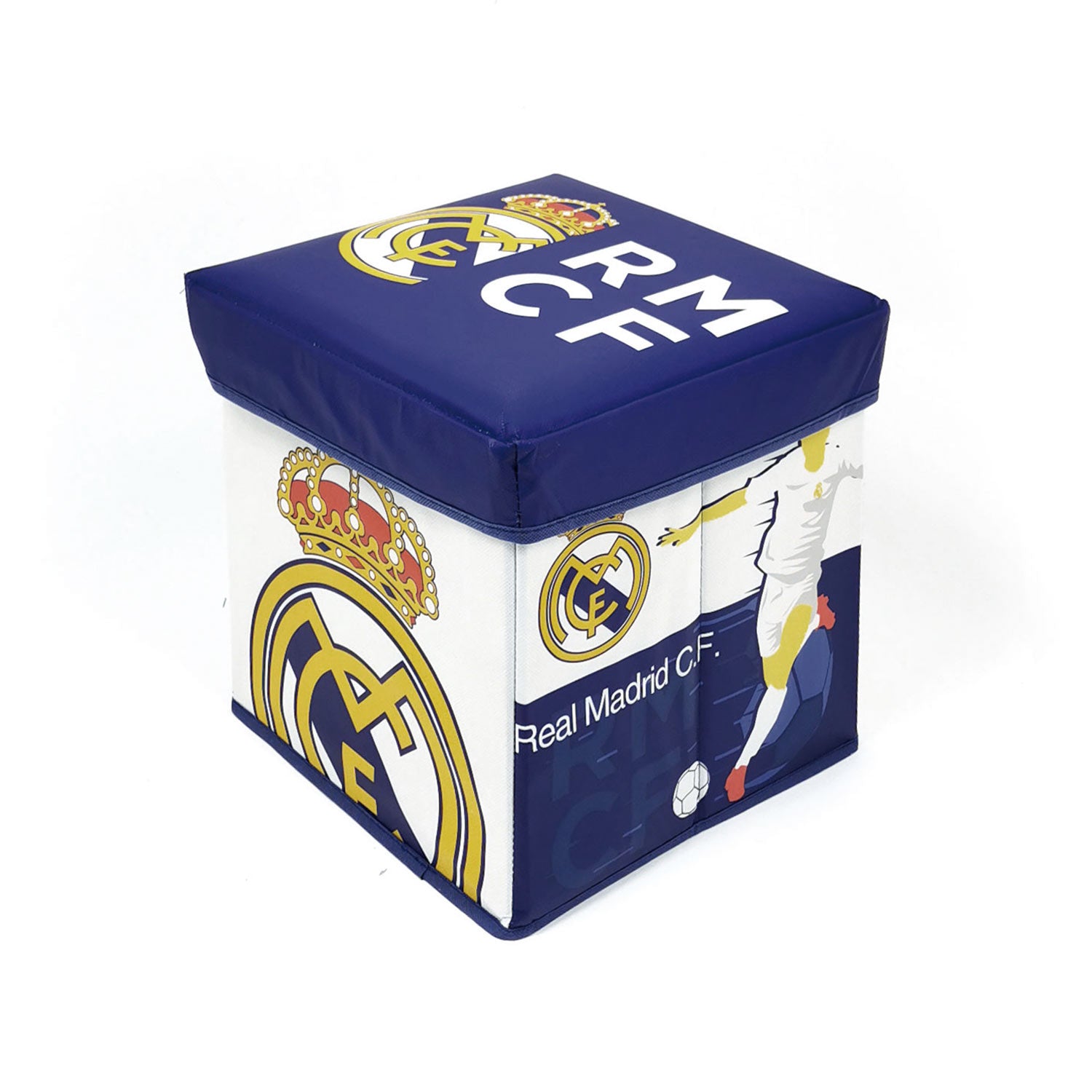Taburete Almacenaje Real Madrid