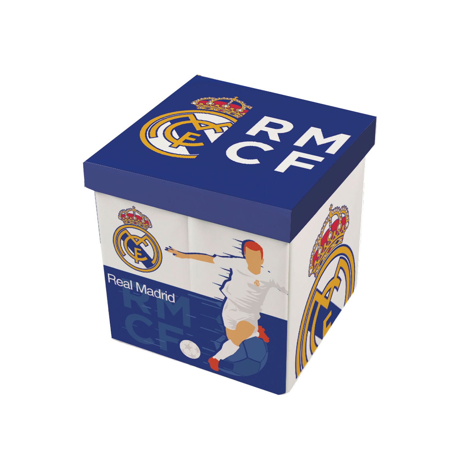 Taburete Almacenaje Real Madrid