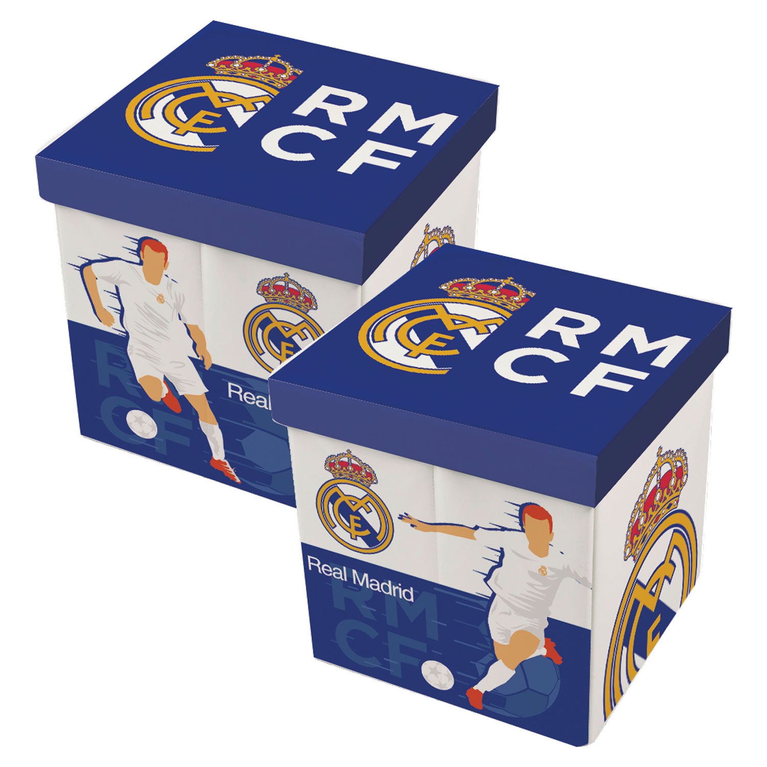 Taburete Almacenaje Real Madrid