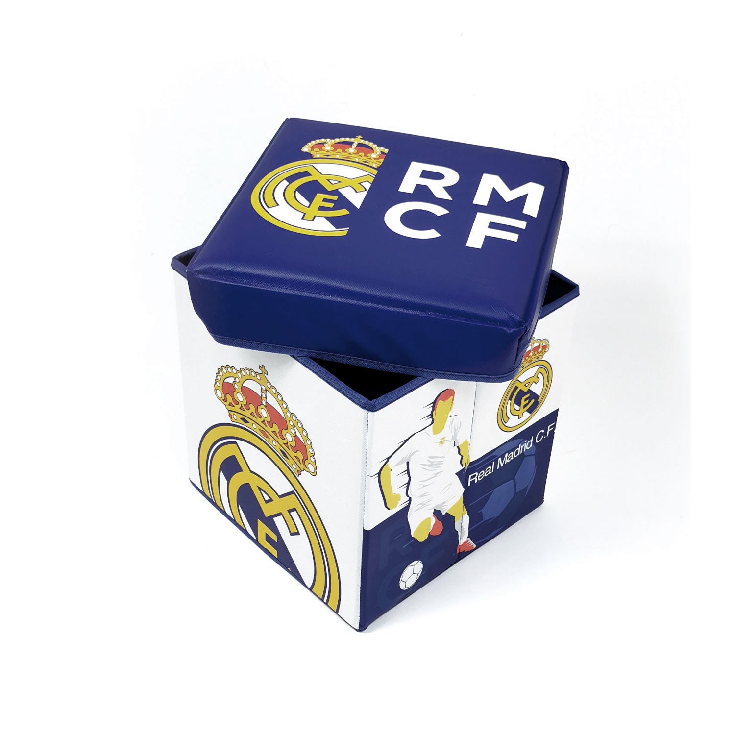Taburete Almacenaje Real Madrid