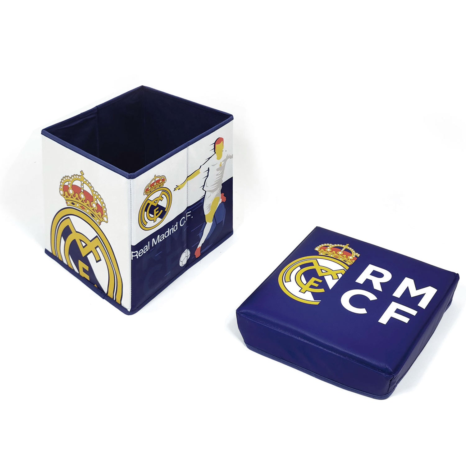 Taburete Almacenaje Real Madrid