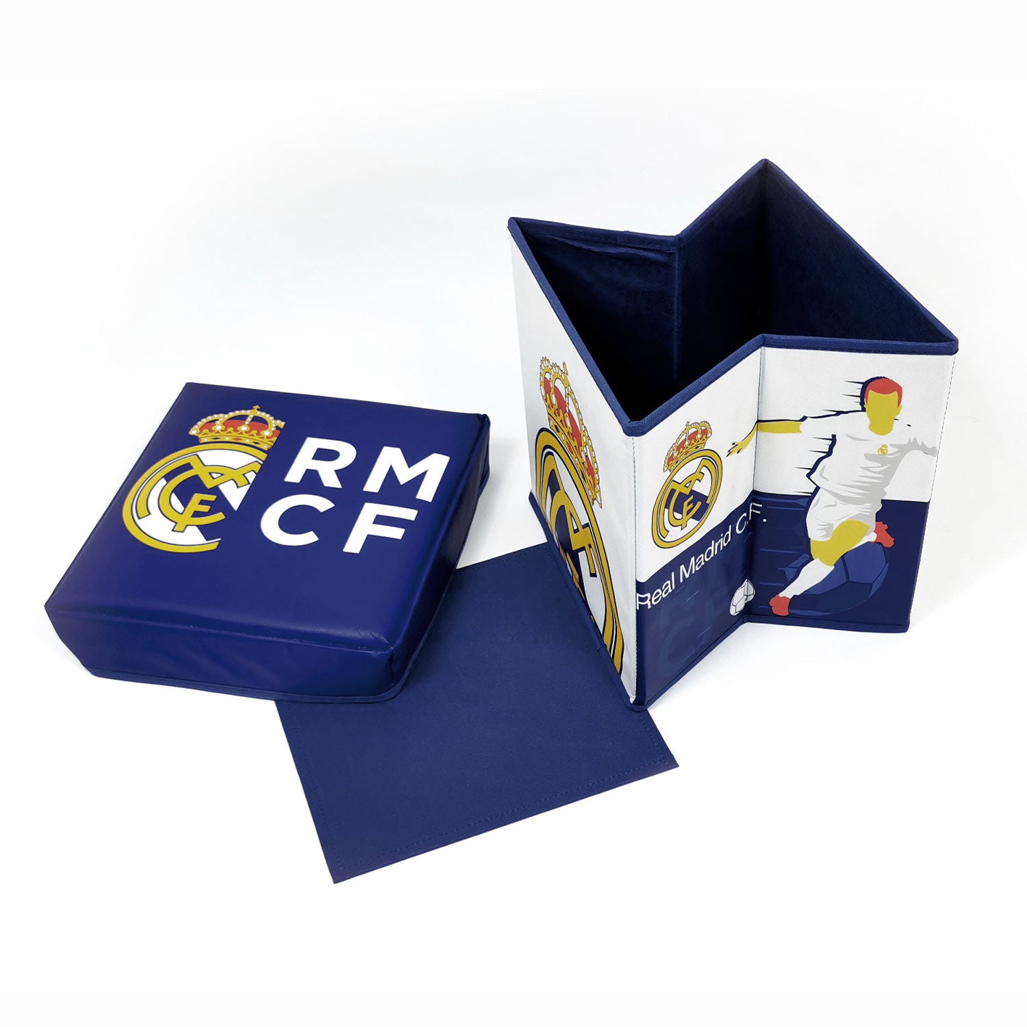 Taburete Almacenaje Real Madrid