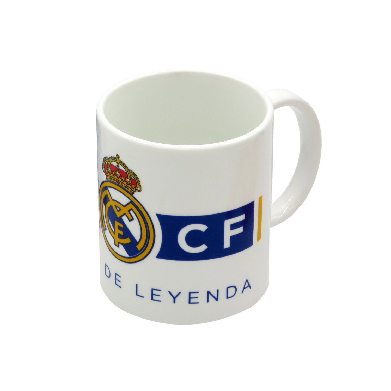 Taza Cerámica Blanca RMCF Real Madrid