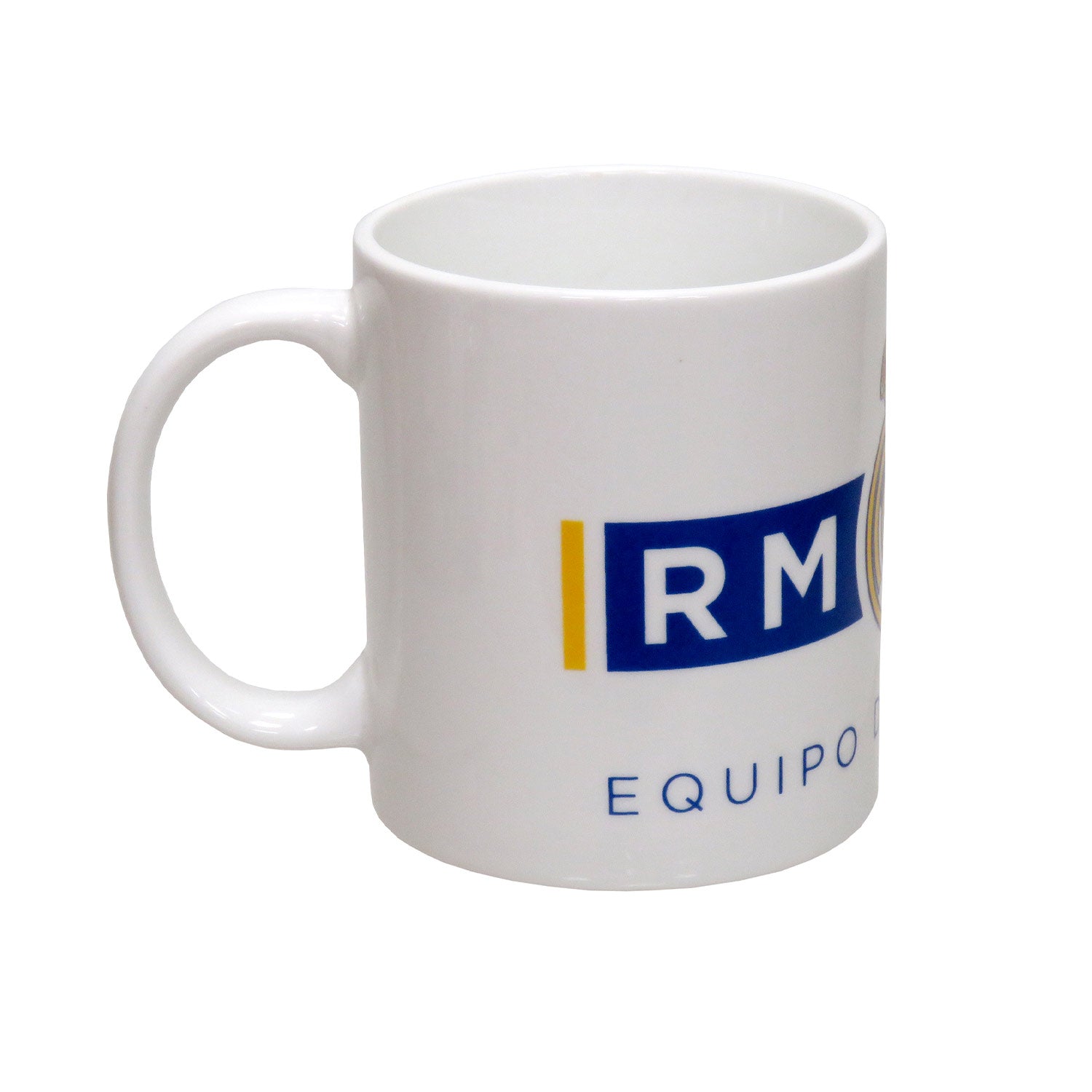 Taza Cerámica Blanca RMCF Real Madrid