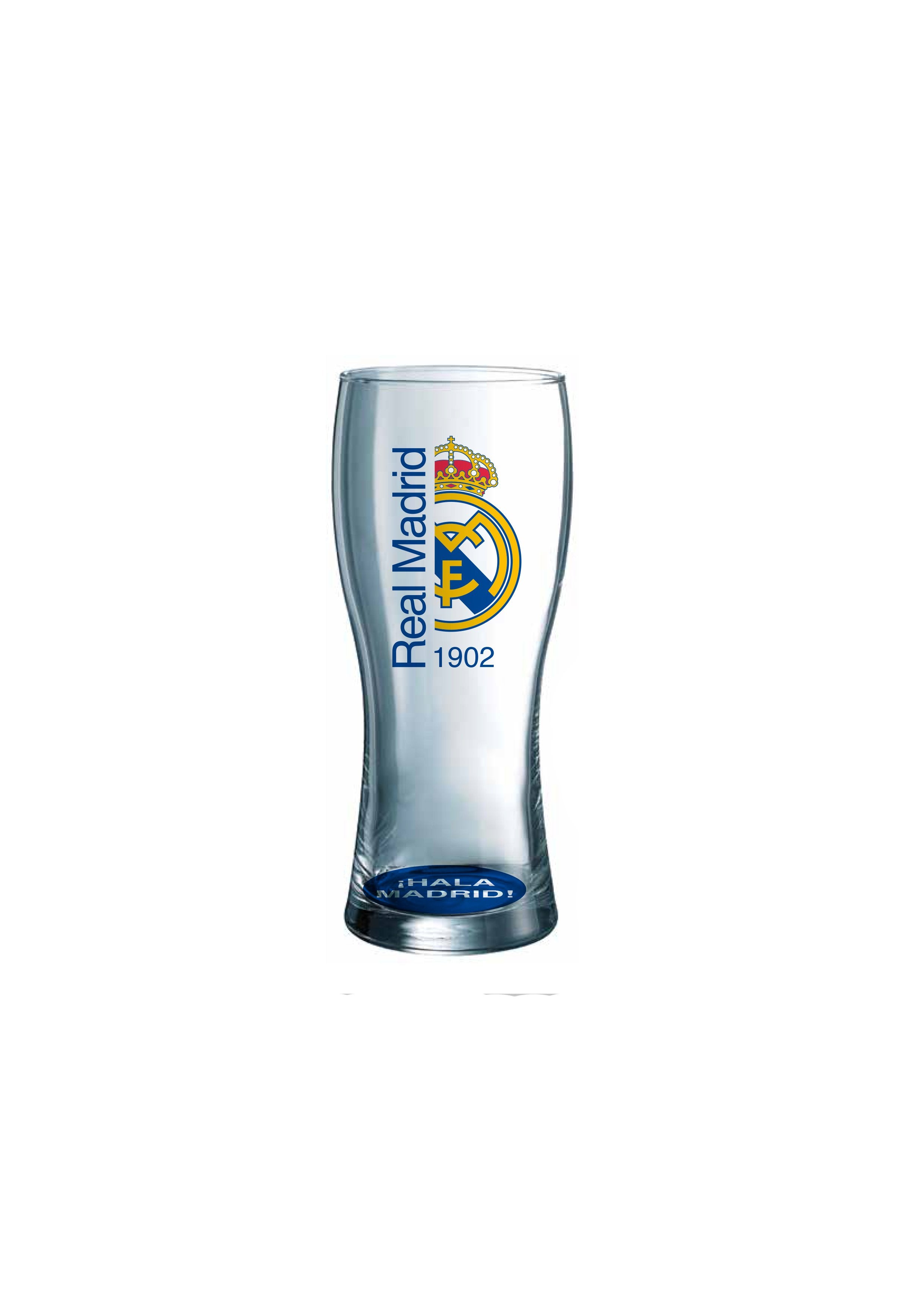 Vaso de Cerveza 1902  Escudo Real Madrid